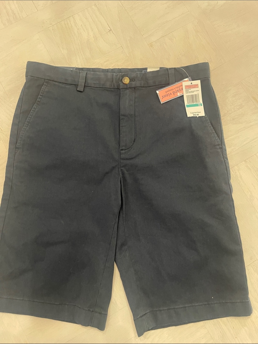 Vineyard Vines Navy Boy’s Chino Shorts new with tags